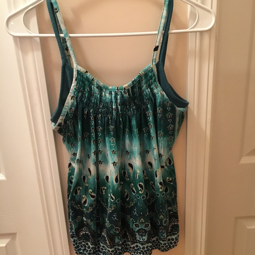 Licorice Spaghetti Strap Top